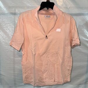 Elegant Women's Polo with Zip Collar